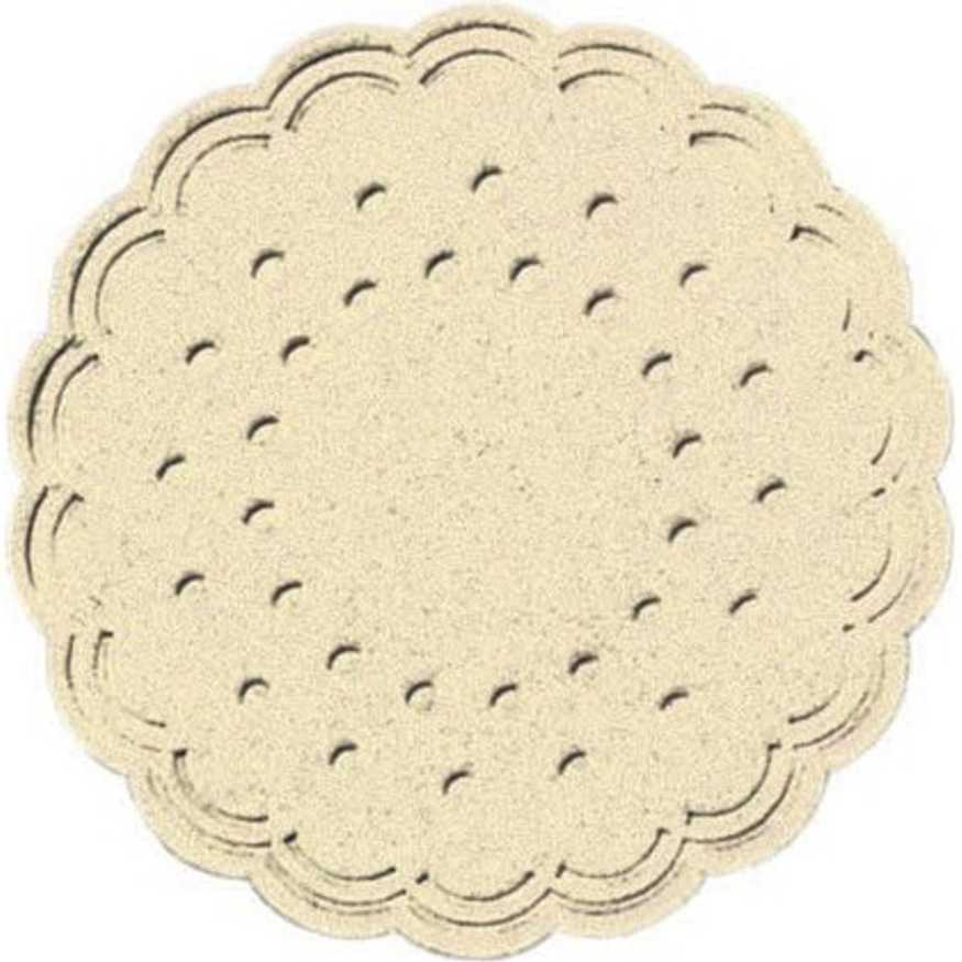 Tassendeckchen, Zelltuch-Untersetzer Ø 7,5 cm, 8-lagig, Cream | 250 Stück 
