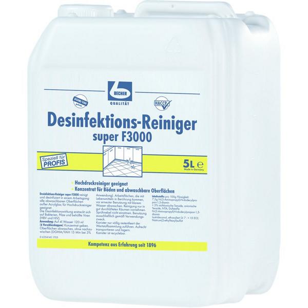 Desinfektions-Reiniger super F3000 | 5 Liter 
