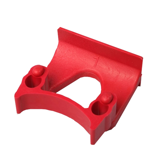 Geräte-Halter, klein Ø 22 - 32 mm | rot 
