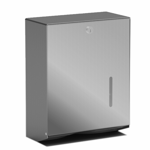 Universal-Handtuchspender, Aluminium mattsilber | Model H3