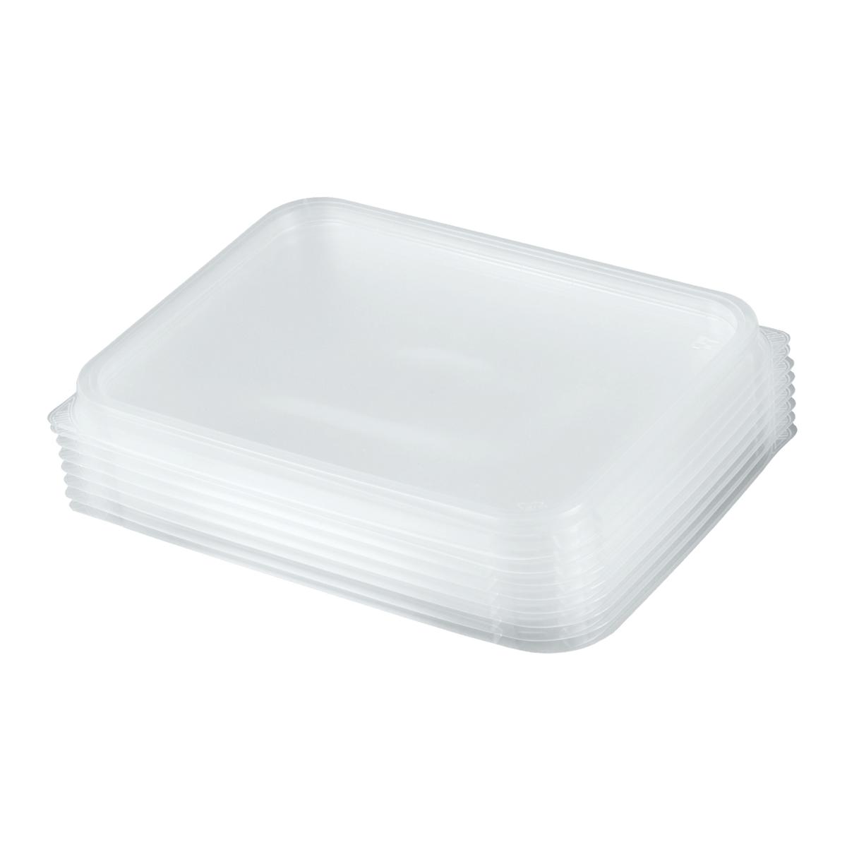 *Deckel PP klar für Kunststoffschalen, 180 x 133 mm | 300 Stück 
