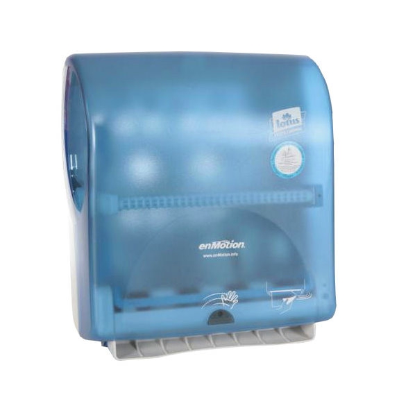 Rollenhandtuchspender "enMotion" berührungslose Sensorautomatik | blau-transparent