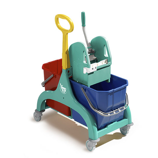 Doppel-Fahrwagen "Nick-30-Liter" grün | 30 Liter 
