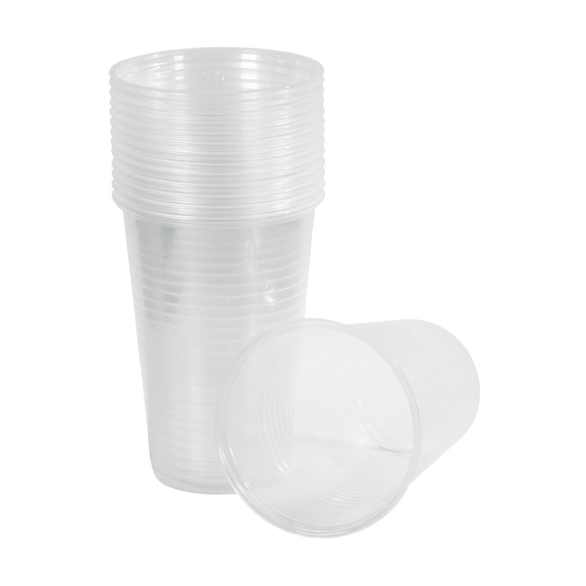 *Trinkbecher PP 200 ml, transparent | 100 Stück/Rolle 