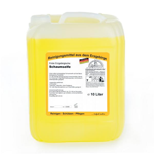 Erste Erzgebirgische Schaumseife | 10 Liter 
