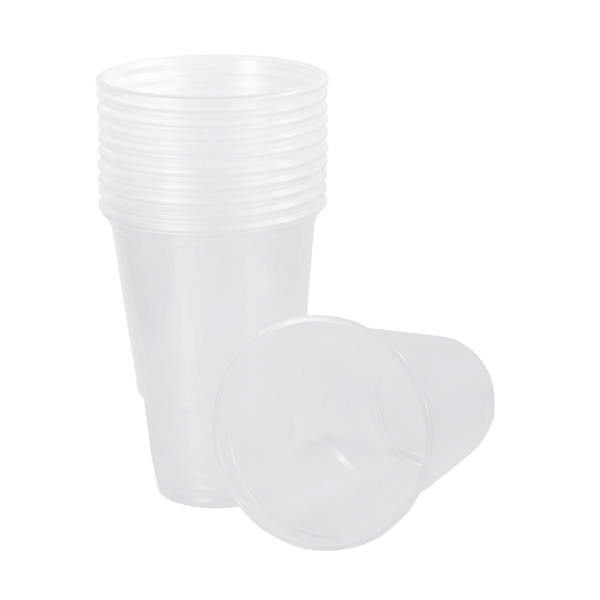 *Trinkbecher PP 400 ml, transparent I 50 Stück/Rolle 