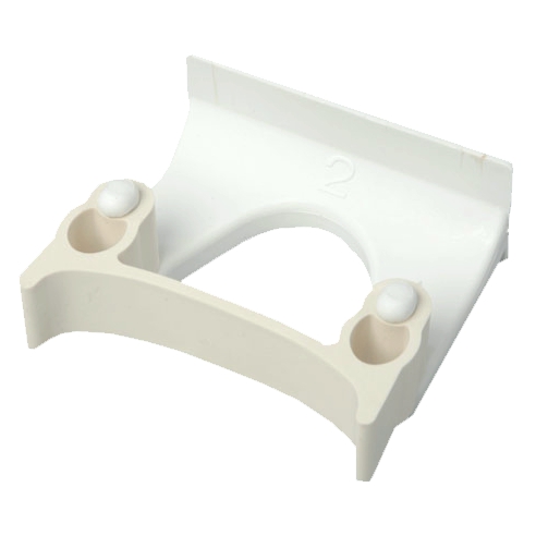 Geräte-Halter farbig, groß Ø 28 - 38 mm | weiß 
