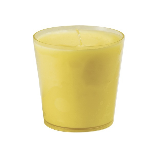 Kerze "Switch & Shine" Nachfüller für Kerzenhalter, 65 x 65 mm, 30 h Brenndauer | 12 Stück Citronella 
