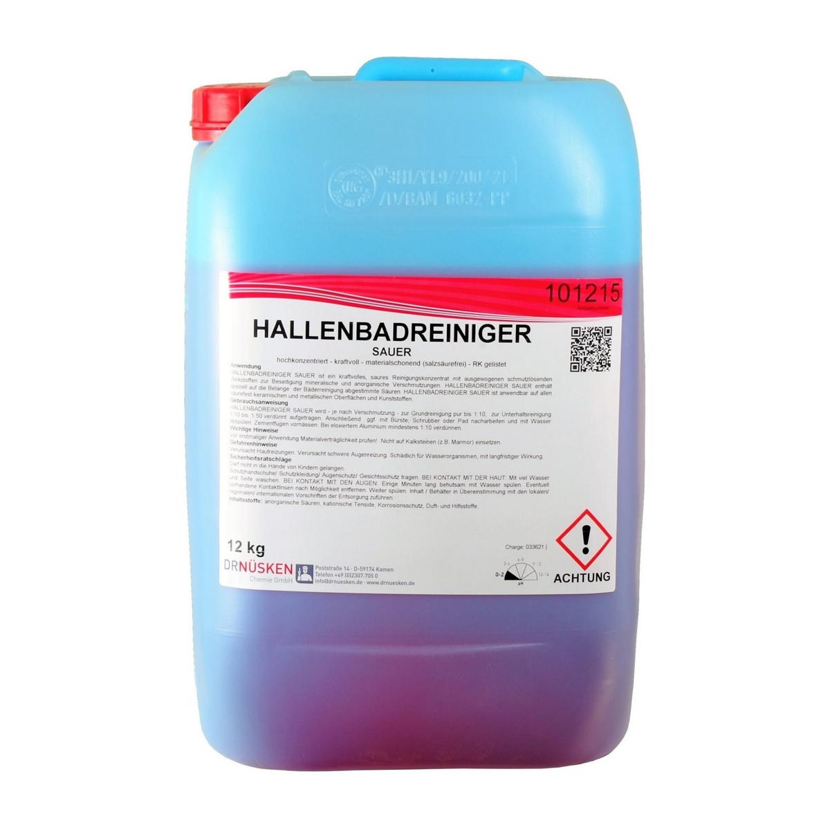 Hallenbadreiniger sauer | 12 kg 
