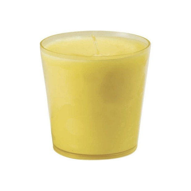 Kerze "Switch & Shine" Nachfüller für Kerzenhalter, 65 x 65 mm, 30 h Brenndauer | 12 Stück Gelb