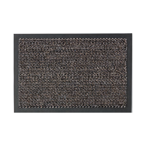 Schmutzfangmatte "ACHAT", Rollenware, 90 cm breit | braun meliert 
