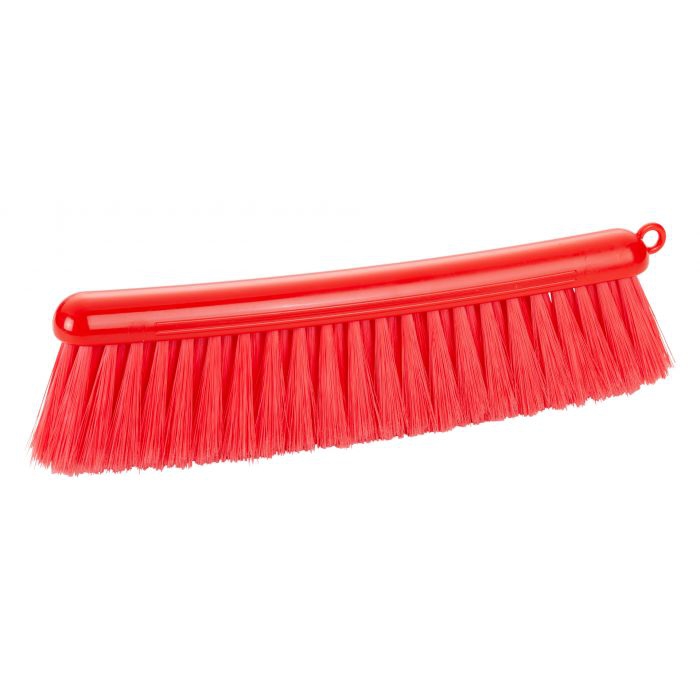 Mehlbesen 29 cm, Körper rot, Borsten rot gespitzt | rot/rot 