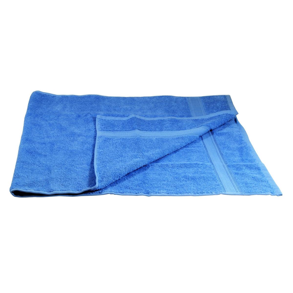 Handtuch Walk, Baumwolle, 50 x 100 cm, mit Glanzbordüre | hellblau 
