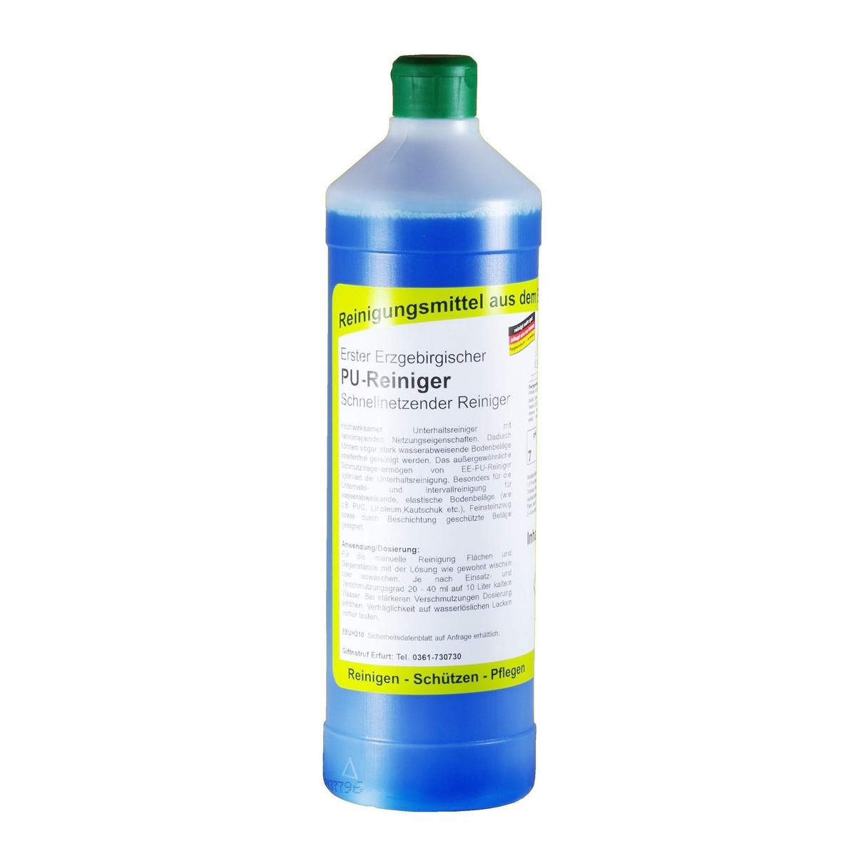 Erster Erzgebirgischer PU-Reiniger | 1 Liter Rundflasche 