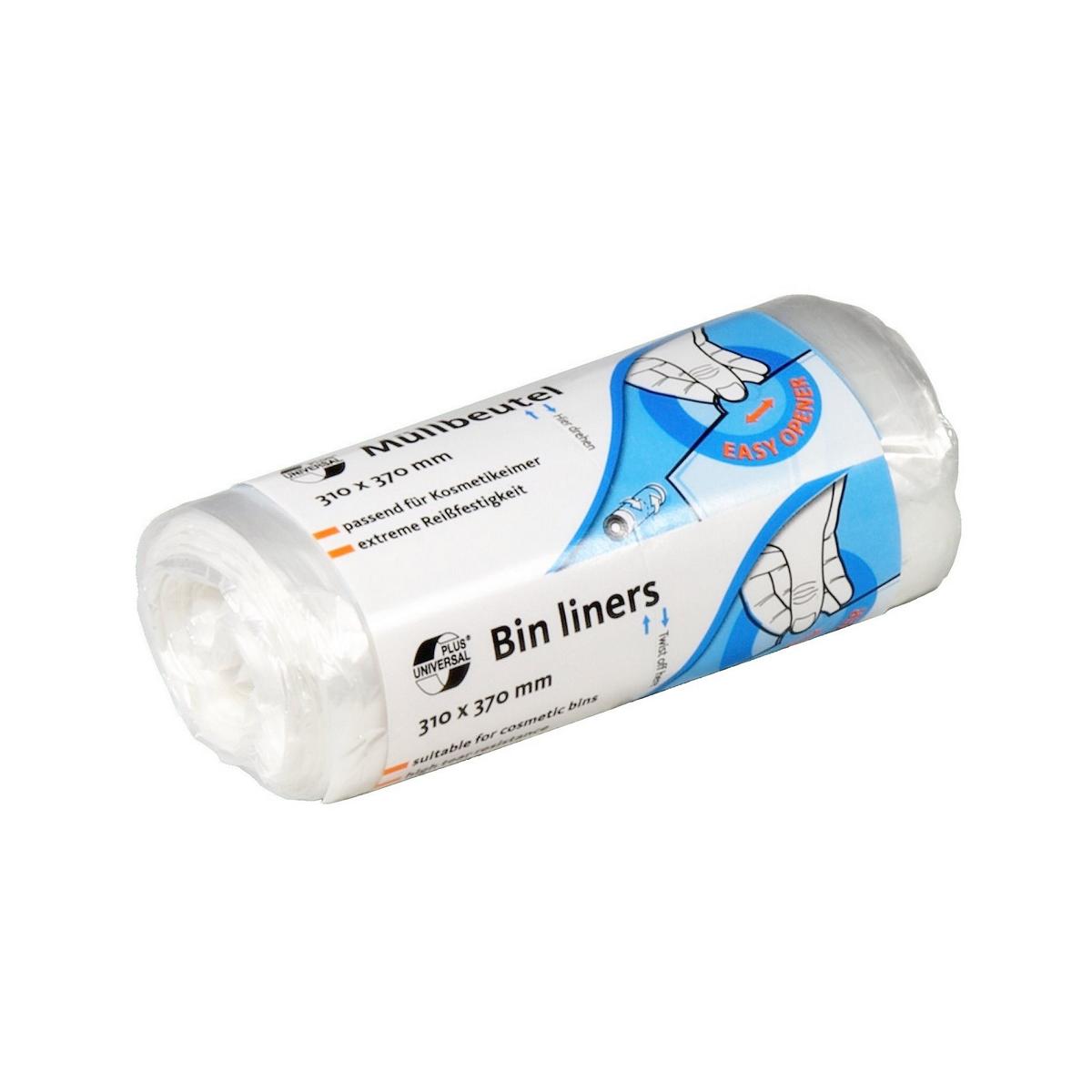 Müllbeutel   6-8 Liter, 5 µ HDPE transparent, 310 x 370 mm | 50 Stück/Rolle