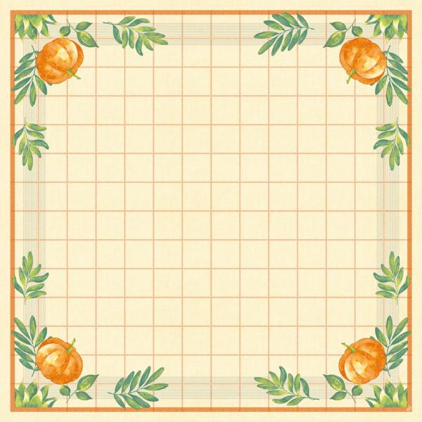 Dunicel-Mitteldecke 84 x 84 cm, nicht unterverpackt | mit Motiv Pumpkin Spice
