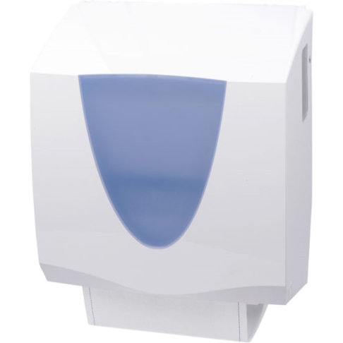 Stoffhandtuchspender "Tekna Ellipse", Automatikeinzug | weiß 
