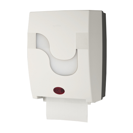 Rollenhandtuchspender "Mastermatic", berührungslose Sensorautomatik | weiß 
