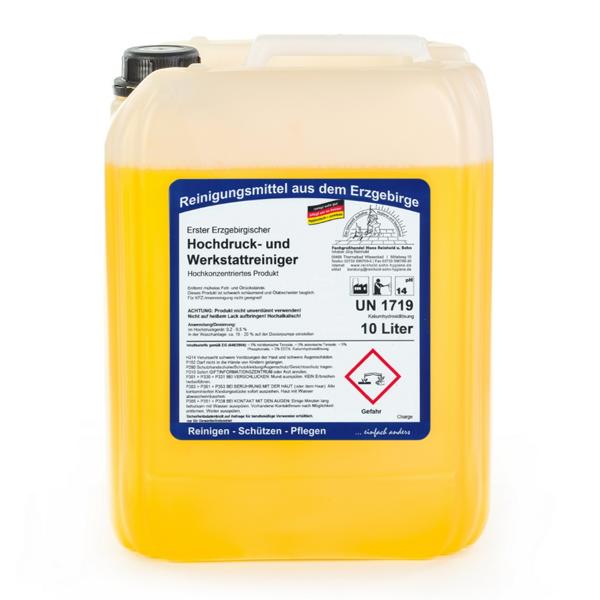 Erster Erzgebirgischer Hochdruck- und Werkstattreiniger | 10 Liter 
