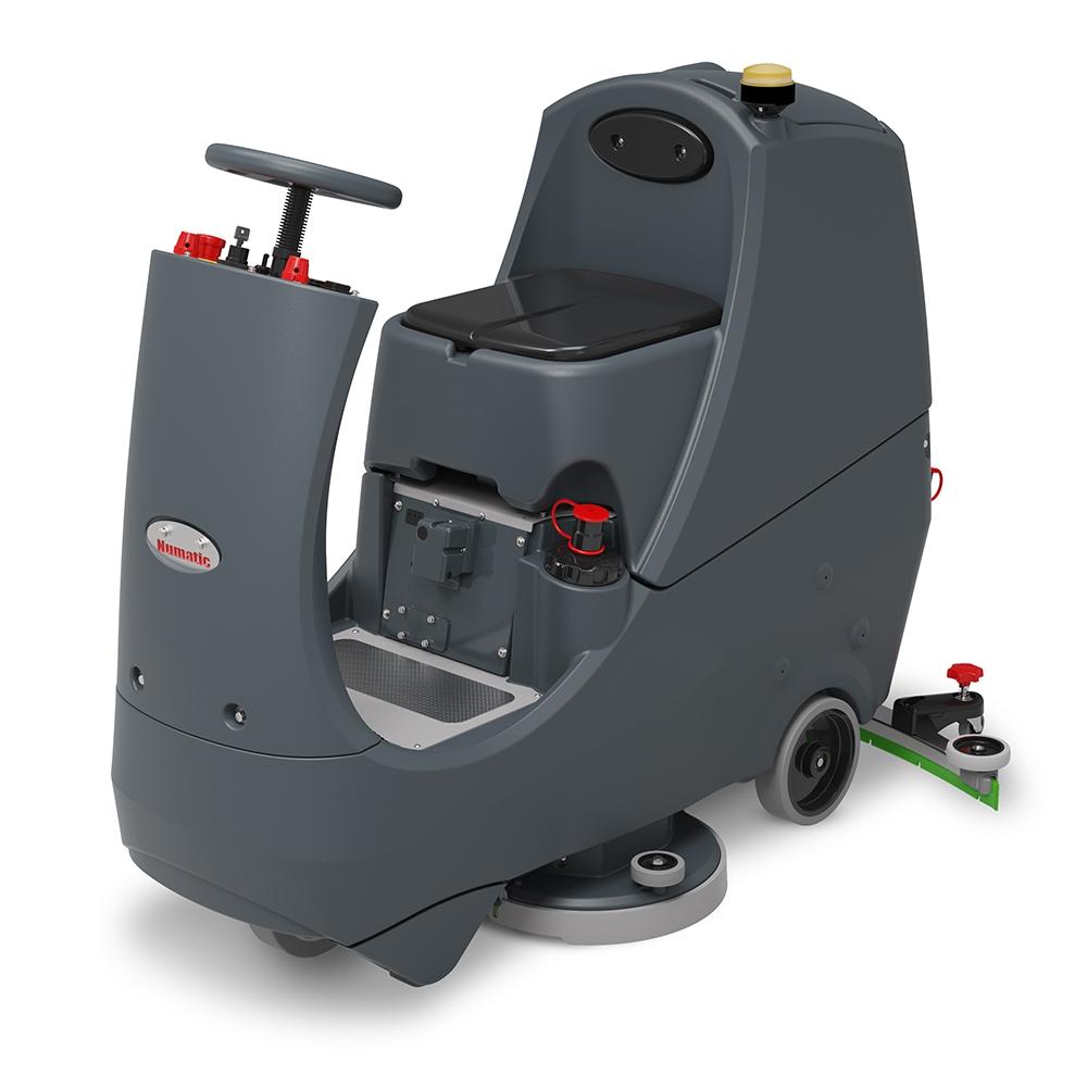 Batterie-Scheuersaugmaschine/Aufsitz-Scheuersaugmaschine Numatic "CRL8072", SC-Bürste rot | 72 cm Arbeitsbreite 
