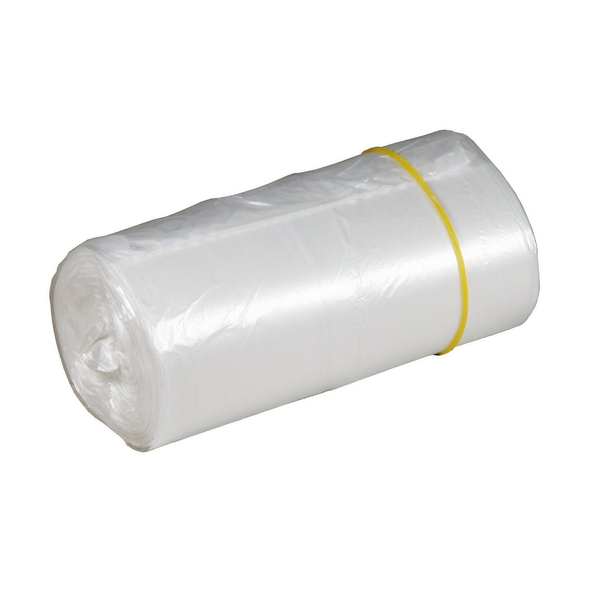 Müllbeutel  10 Liter, 5 µ,  HDPE transparent, 320 x 440 mm | 50 Stück/Rolle 
