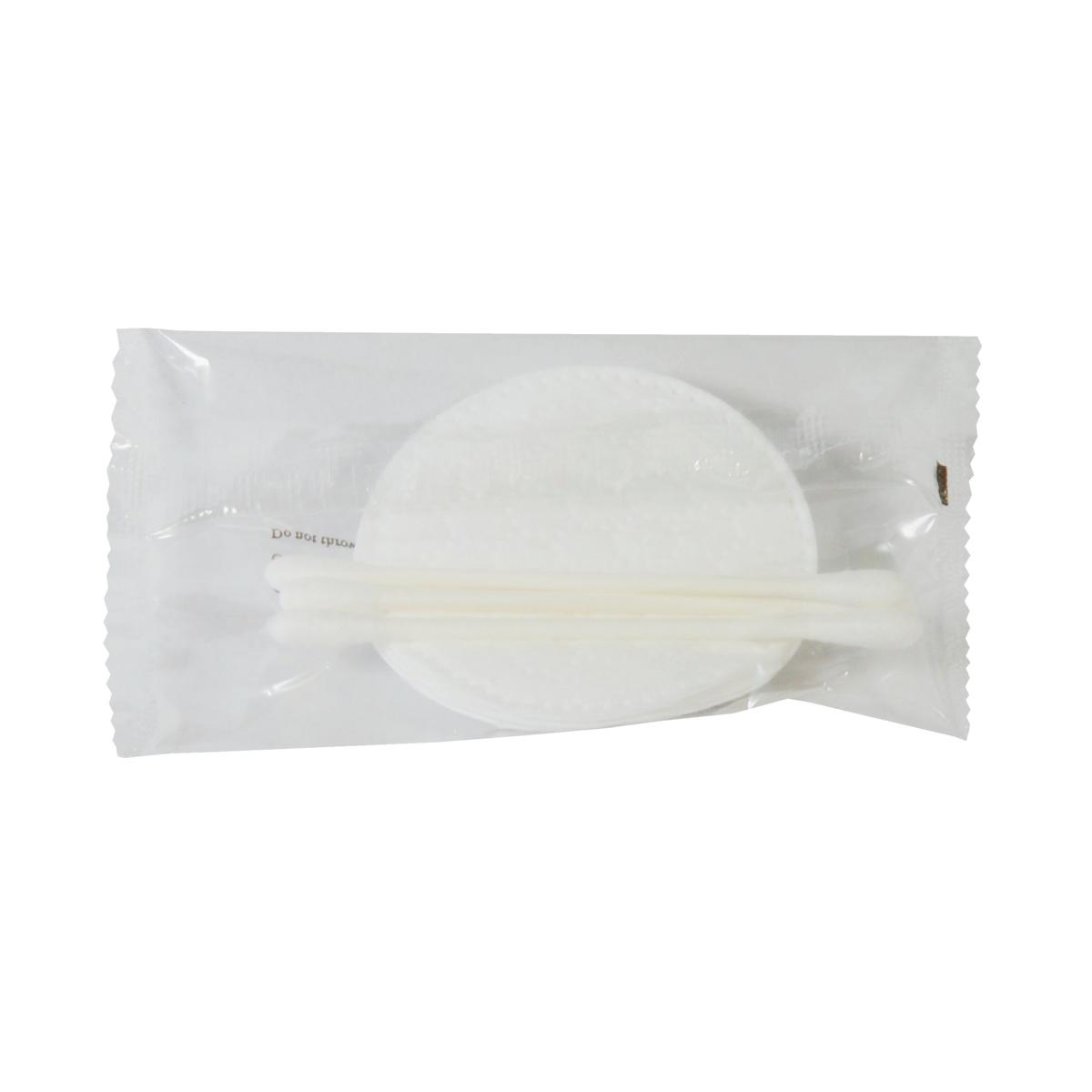 Vanity-Set in Kartonage (3 Wattestäbchen und 3 Wattepad) | 100 Sets Kartonage 