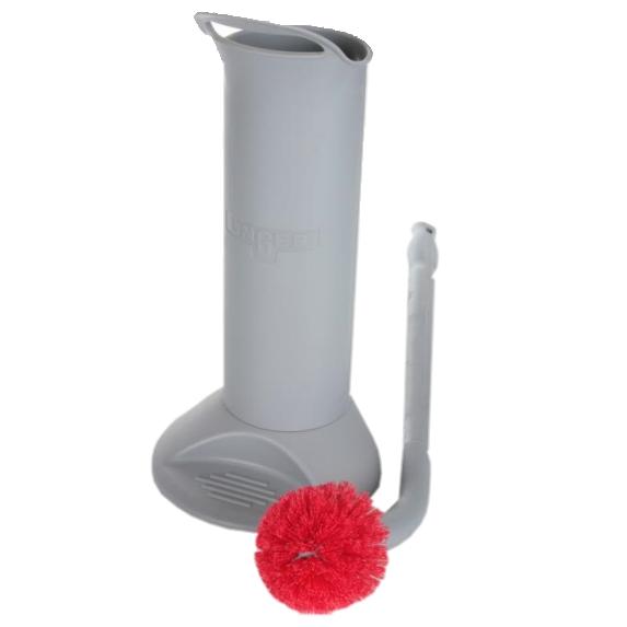 WC-Garnitur, professionelle ERGO Toilettenbürste (66 cm)  komplett mit Halter, BBWHR
