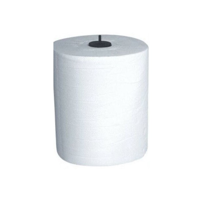 Papierhandtücher Rollenhandtücher Außenabrollung, 2-lagig, Zellulose weiß, 150 m, "Matic-Handtuchrollen" | 6 Rollen 