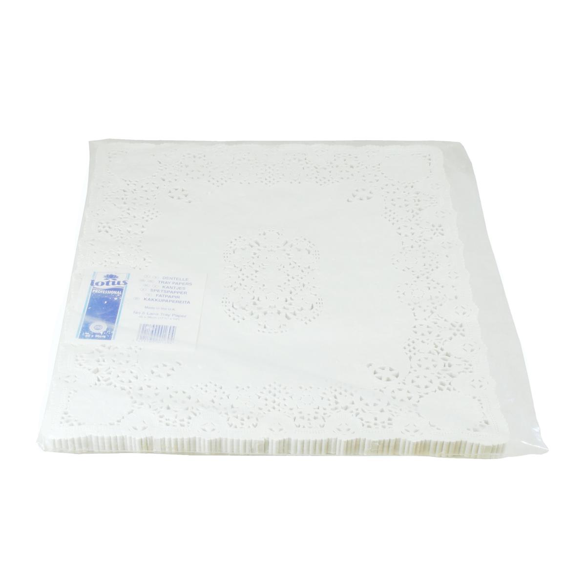 Spitzenpapier rechteckig 36 x 46 cm | 250 Stück 