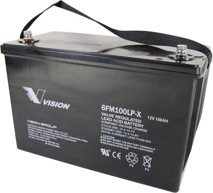 Zubehör/Ersatzteil: Batterie/Akku AGM-Batterie "Vision 6FM100LP-X" | 12 V, 100 Ah (1200 Wh) 