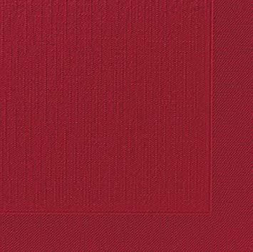 DUNI Klassik-Servietten 40 x 40 cm, 4-lagig, 1/4 Falz, 50 Stück/Pack | Uni Bordeaux
