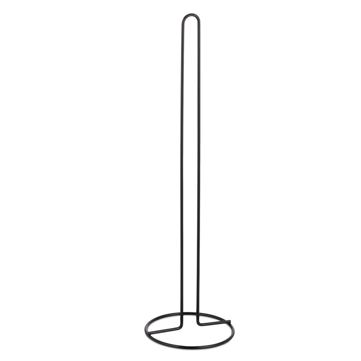 Toilettenpapier-Rollen Ersatzrollenhalter für 5 Rollen, Metall | schwarz 