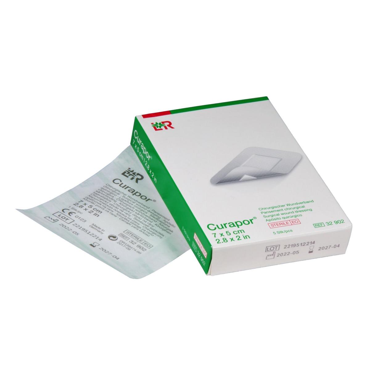 Chirurgischer Wundverband, 70 x 50 mm | 5 Stück/Pack 