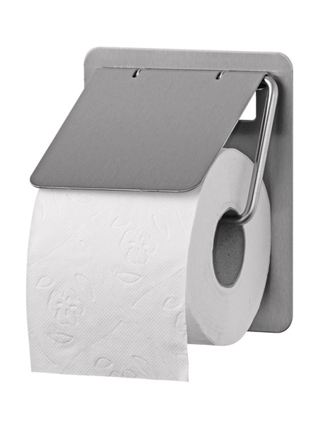 Toilettenpapier-Rollen-Spender "SanTRAL® TRU 1 E" für 1 Rolle | Edelstahl