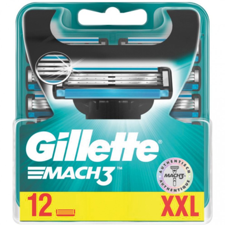Gillette Mach3 Rasierklingen | 12er Pack 
