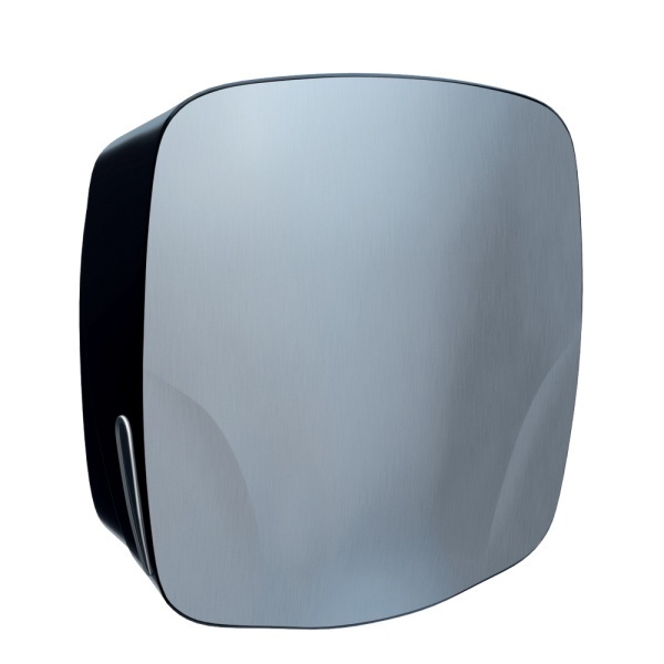 Handtuchspender "Merida Mercury Edelstahloptik", für 400 Einzelblatt-Papierhandtücher | schwarz/Edelstahl
