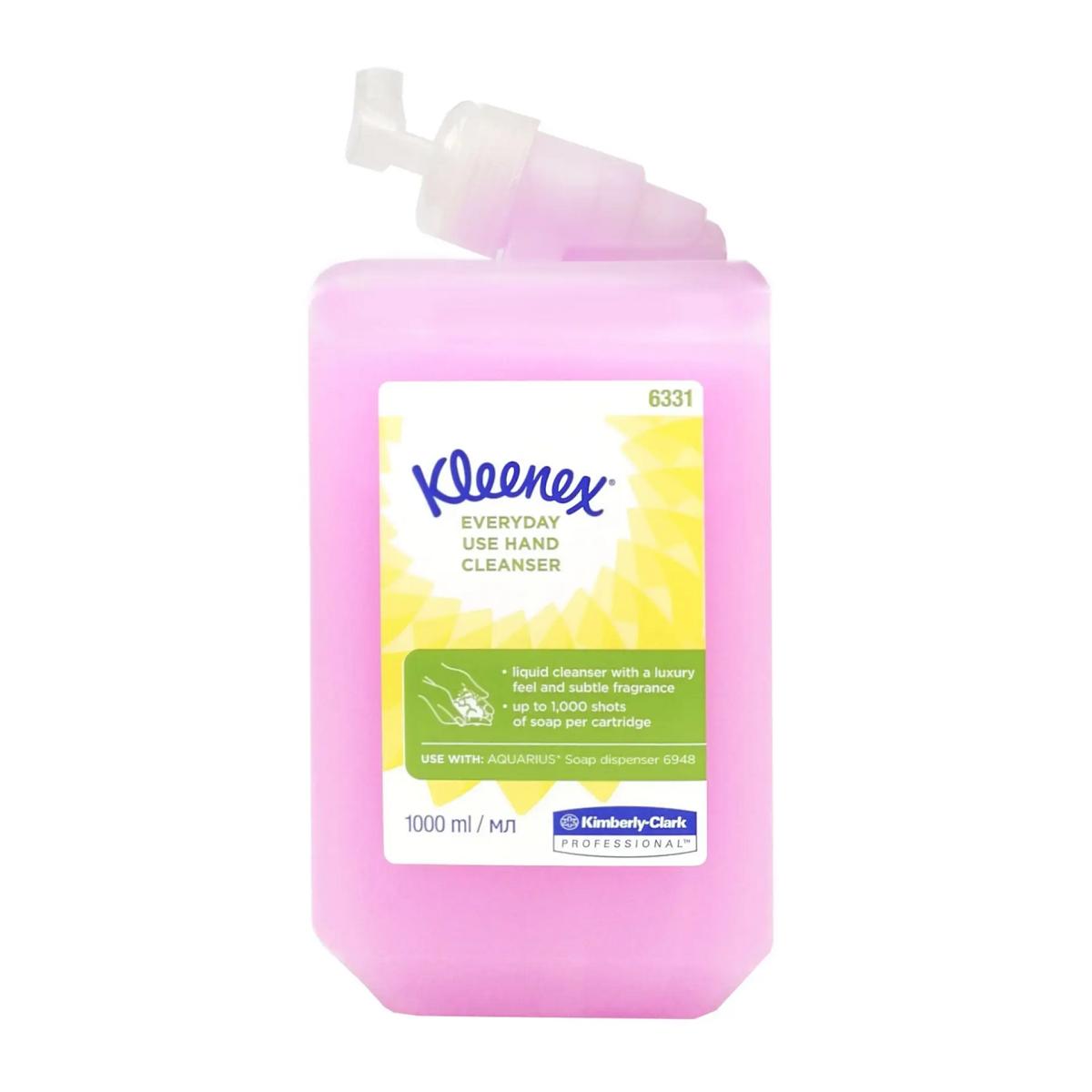 Kimberly-Clark KLEENEX® Seifenpatrone 1000 ml, normal parfümiert | 6 Flaschen 
