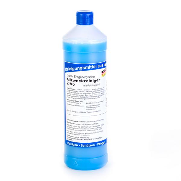 Erster Erzgebirgischer Allzweckreiniger Zitro, mit Fettlösekraft | 1 Liter 
