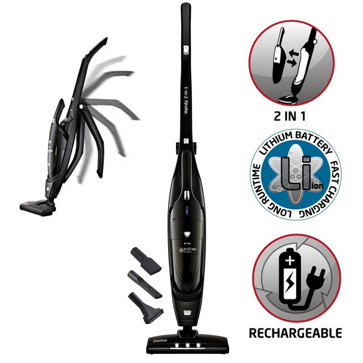 Staubsauger "Nilfisk Handy 2-in-1" Batterie-Sauger | schwarz 