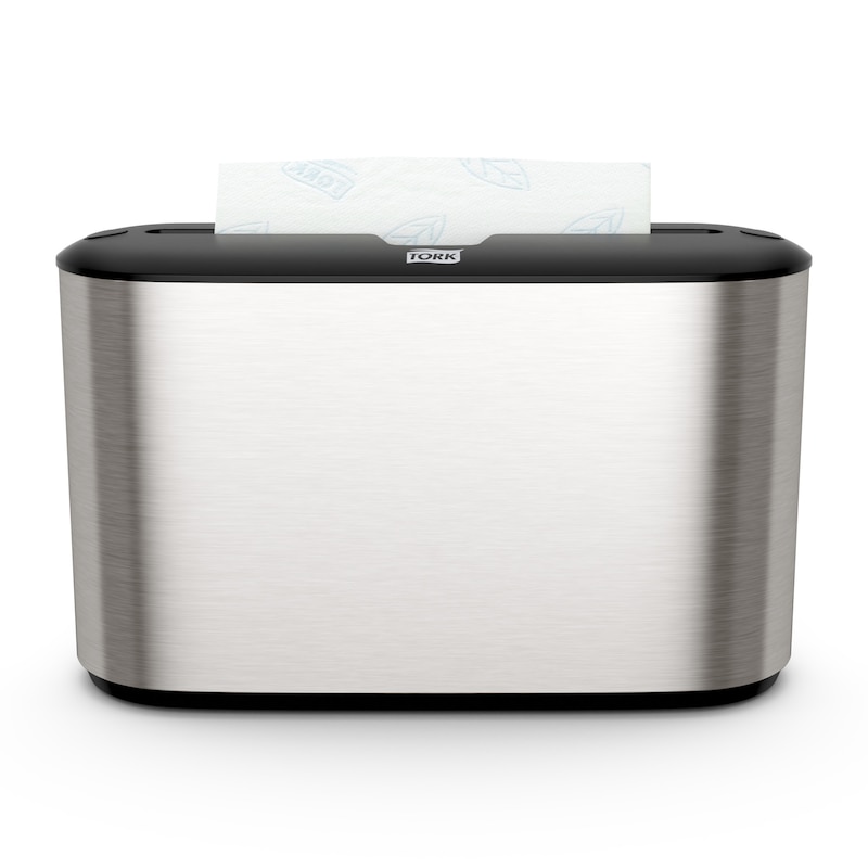 Handtuchspender/Tischspender für Multifold-Handtücher "Tork Xpress®" | Edelstahl