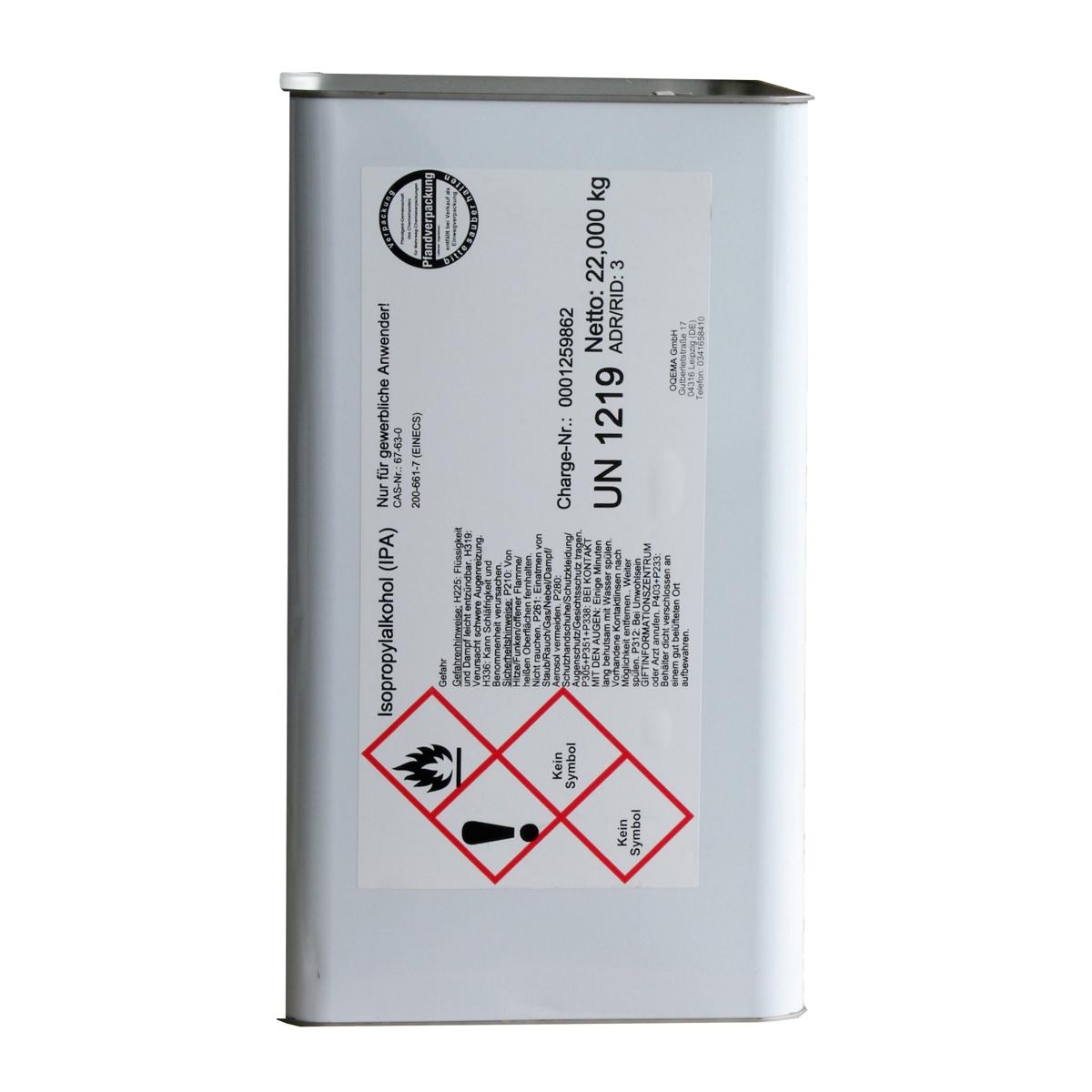 Isopropanol (Isopropylalkohol) kosmetische Qualität | 30 Liter (22 kg) 