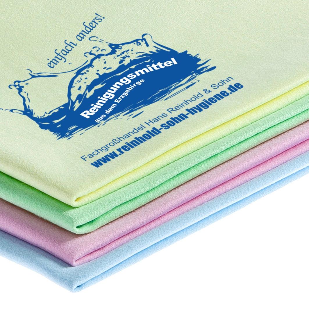 Mikrofasertuch "Das Feinste" 40 x 40 cm | Farben gelb  
