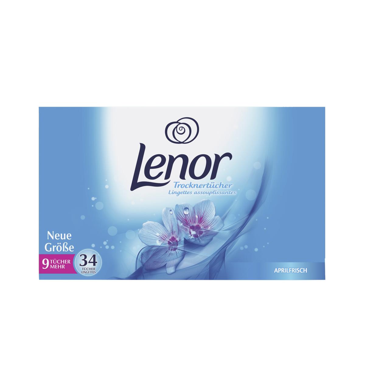 Trocknertücher Lenor, "Aprilfrisch" | 34 Tücher 
